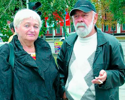 Лев Борисов с женой Марией