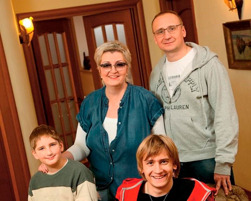 Татьяна и Евгений с сыновьями