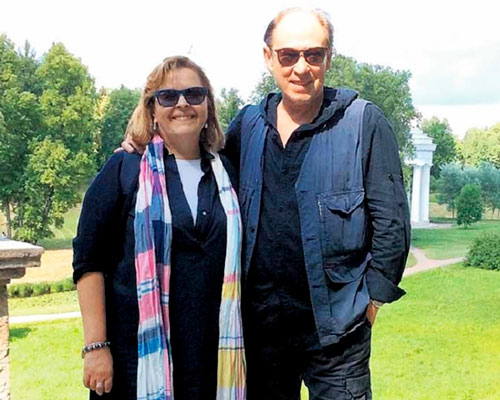 Юрий Ицков с женой