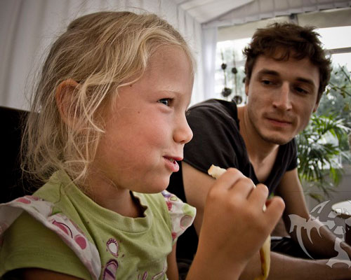 Алексей Филимонов с дочкой