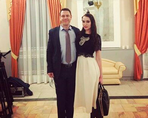 Иван Оганесян с женой Еленой