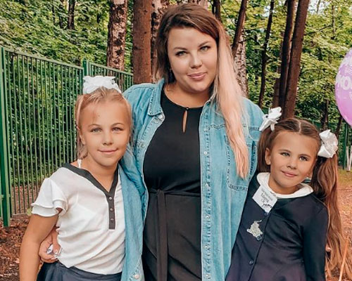 Ольга Вашурина с дочерями