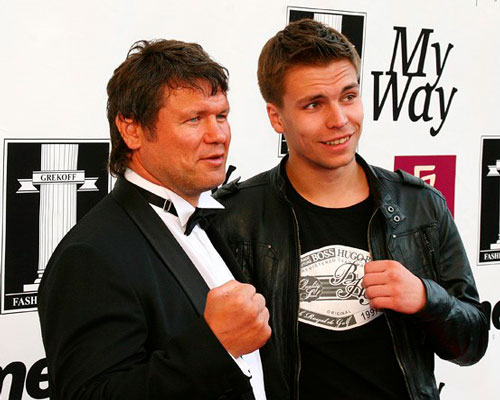Олег с сыном Сергеем