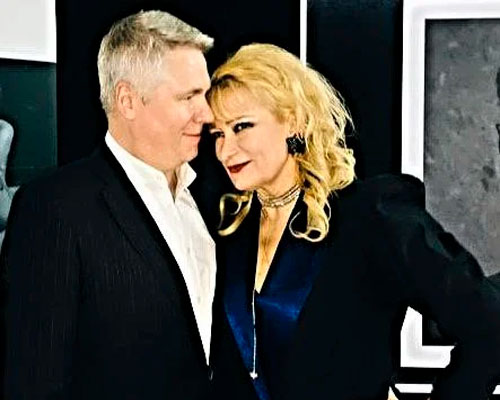 Ольга Хохлова с мужем