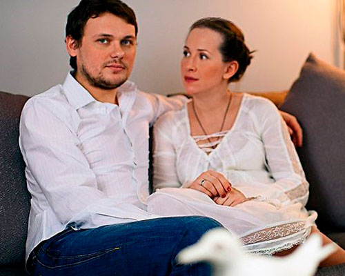Николай Иванов с женой