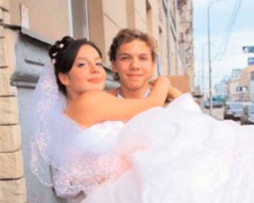 Свадебное фото Дмитрия Соловьева и Екатерины Лобановой